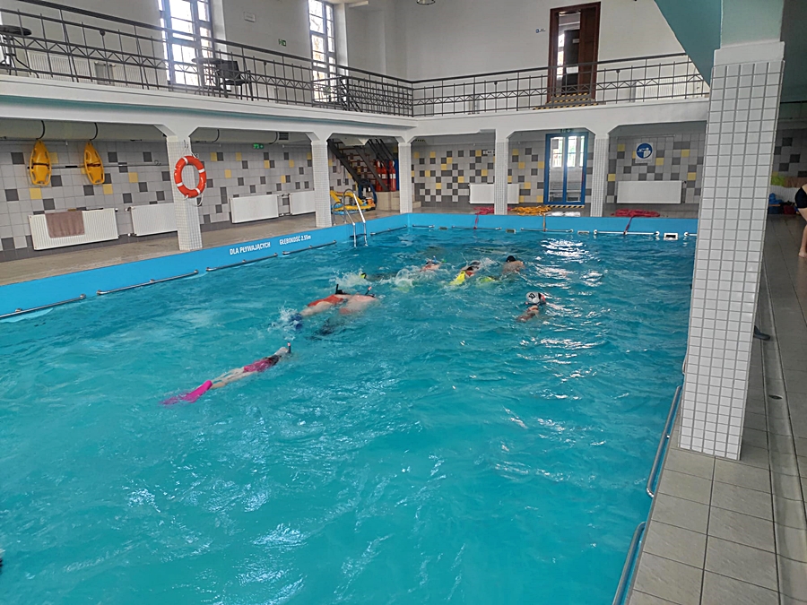 Hokej pod wodą Walenie Siemianowice Śląskie Trening 18 III 2023